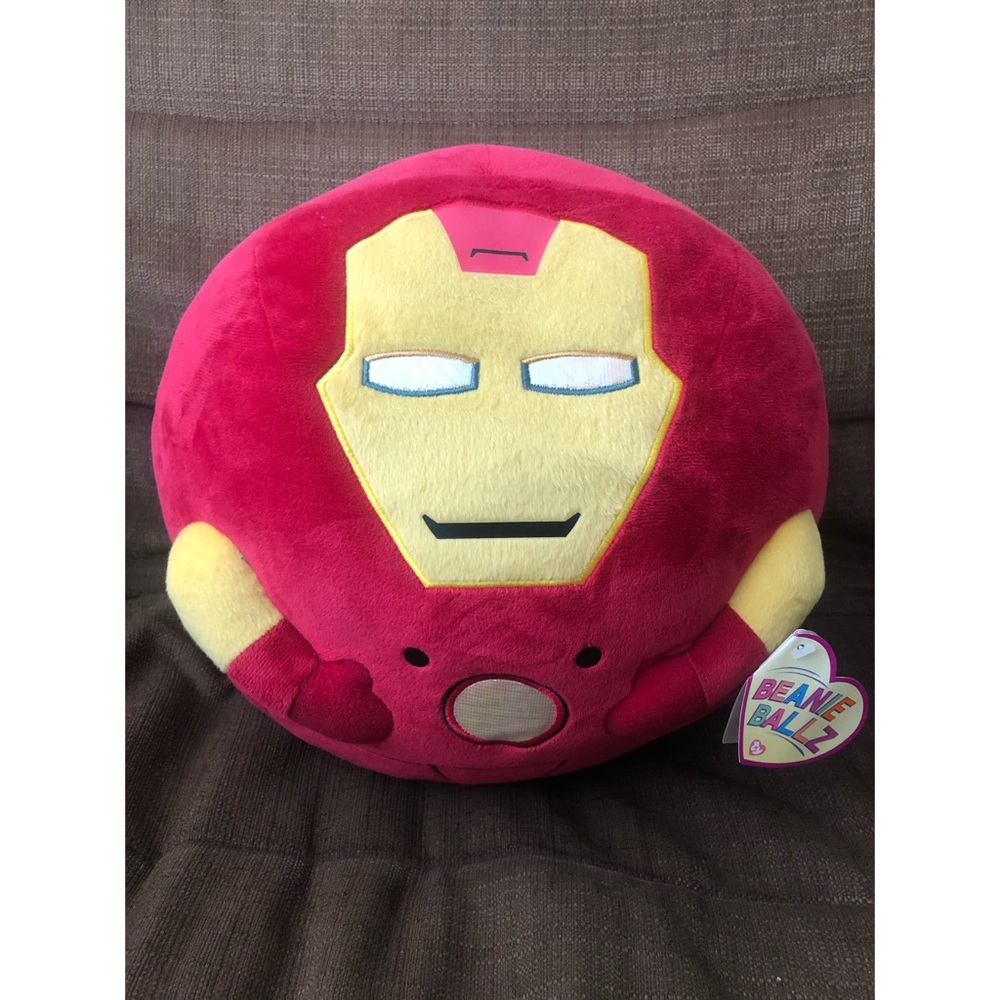 TY Large Iron Man Beanie Ballz Collection